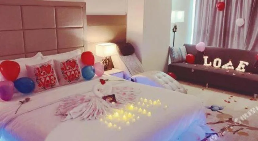 Bed in Boke Boutique Hotel Shenzhen Longgang