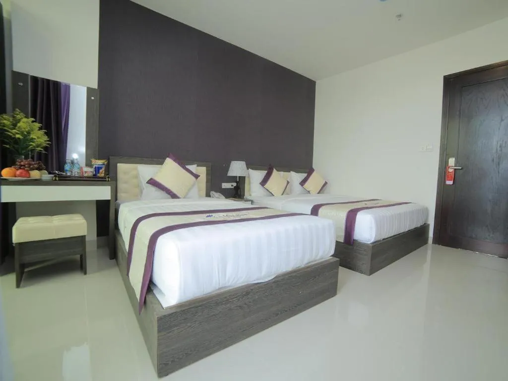 Bed in La Mer Hotel Nha Trang