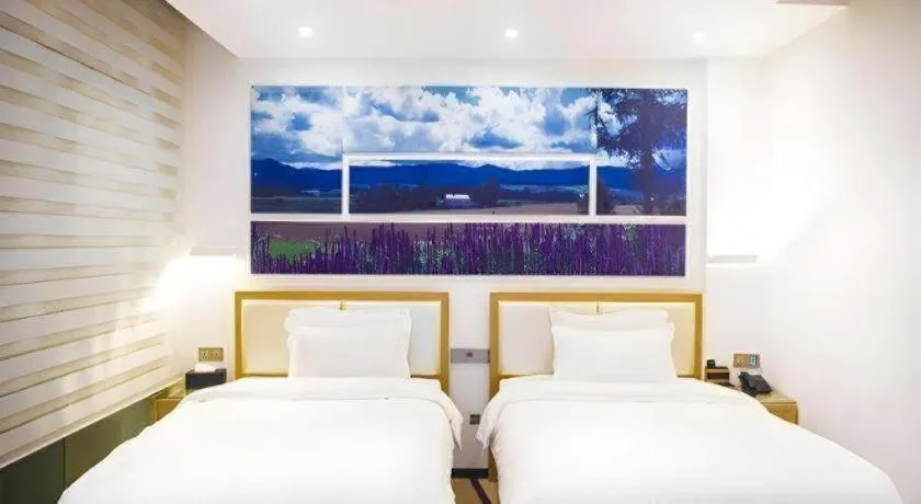 Bed in LAVANDE Hotel Dalian Huanan Square North Railway Station