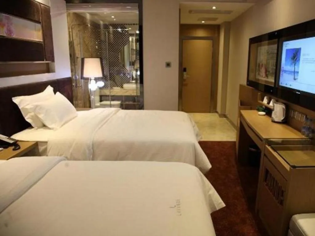 Bed in LAVANDE Hotel Dalian Huanan Square North Railway Station