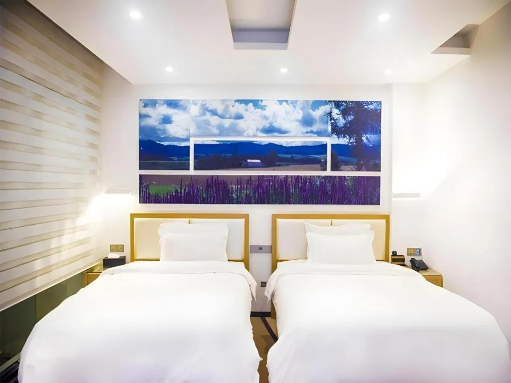 Bed in LAVANDE Hotel Dalian Huanan Square North Railway Station