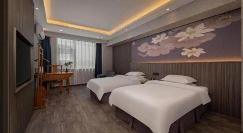 Bed in Xi'an Huiya Tianmu Hotel