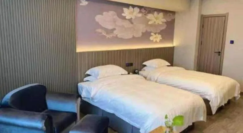 Bed in Xi'an Huiya Tianmu Hotel