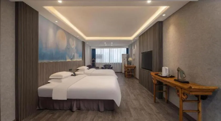 Bed in Xi'an Huiya Tianmu Hotel