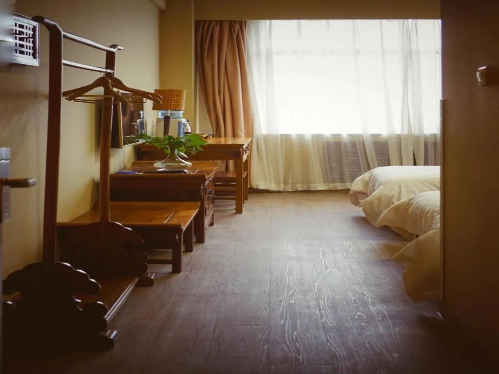 Bed in Xi'an Huiya Tianmu Hotel