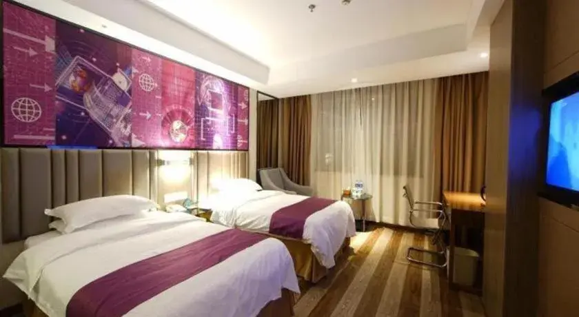 Bed in GreenTree Inn Fujian Fuzhou Software Park River View Business Hotel Bed in GreenTree Inn Fujian Fuzhou Software Park River View Business Hotel