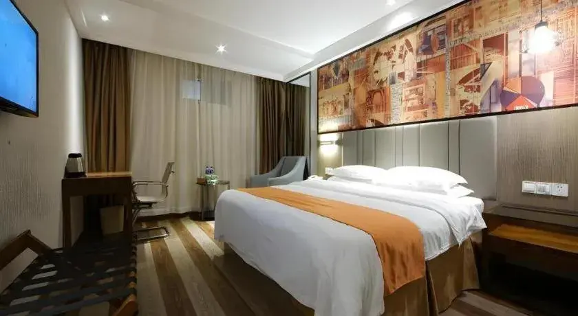 Bed in GreenTree Inn Fujian Fuzhou Software Park River View Business Hotel Bed in GreenTree Inn Fujian Fuzhou Software Park River View Business Hotel