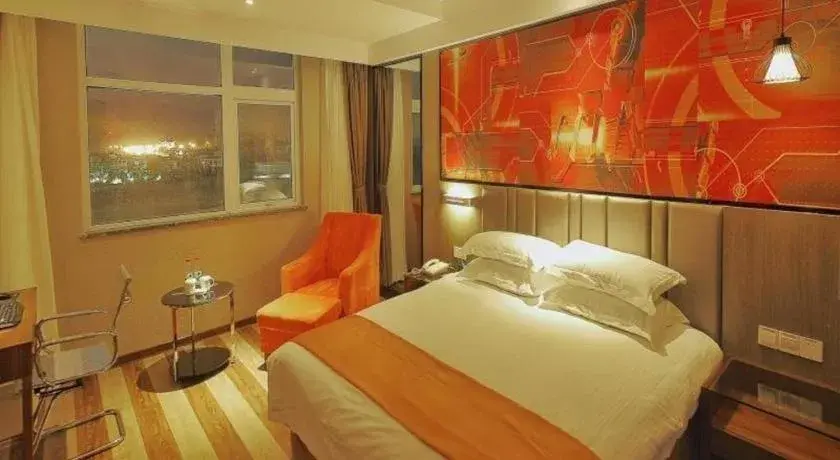 Bed in GreenTree Inn Fujian Fuzhou Software Park River View Business Hotel Bed in GreenTree Inn Fujian Fuzhou Software Park River View Business Hotel