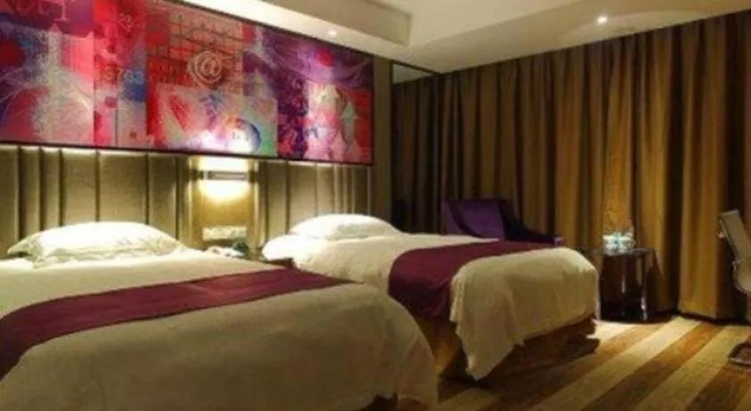 Bed in GreenTree Inn Fujian Fuzhou Software Park River View Business Hotel