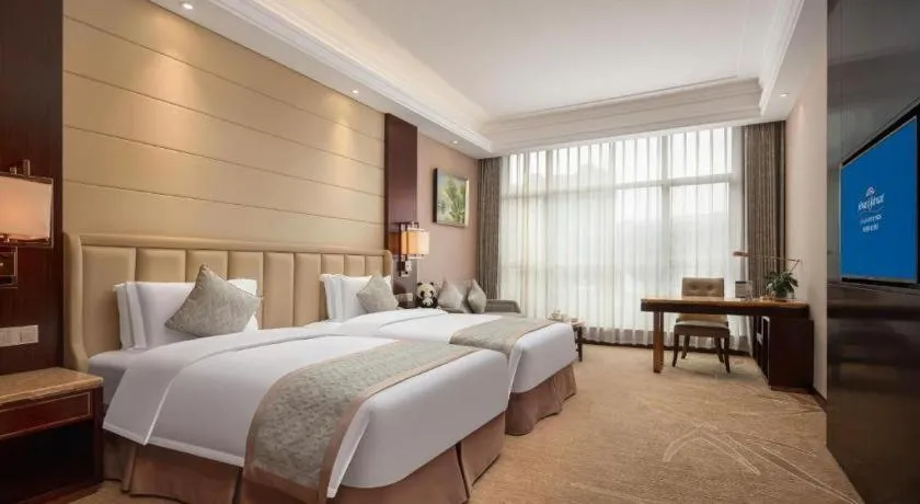 Bed in Howard Johnson Zunyue Hotel Chengdu