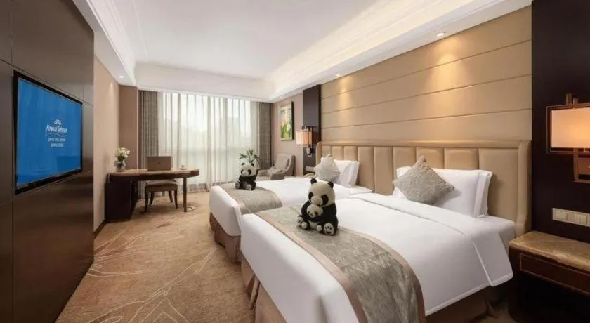 Bed in Howard Johnson Zunyue Hotel Chengdu