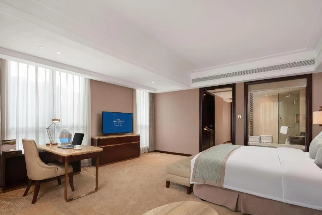 Bed in Howard Johnson Zunyue Hotel Chengdu