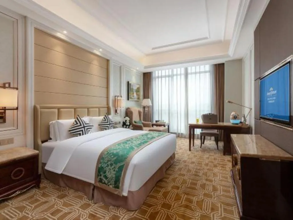 Bed in Howard Johnson Zunyue Hotel Chengdu