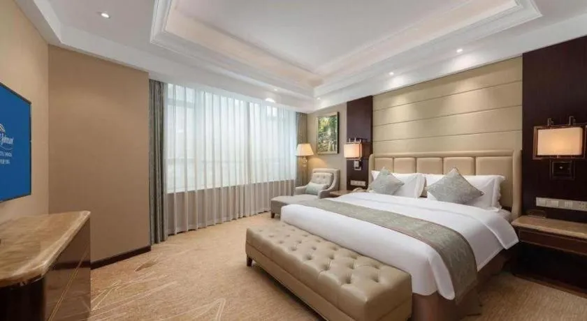 Bed in Howard Johnson Zunyue Hotel Chengdu