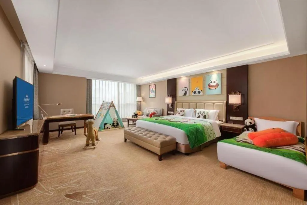 Bed in Howard Johnson Zunyue Hotel Chengdu