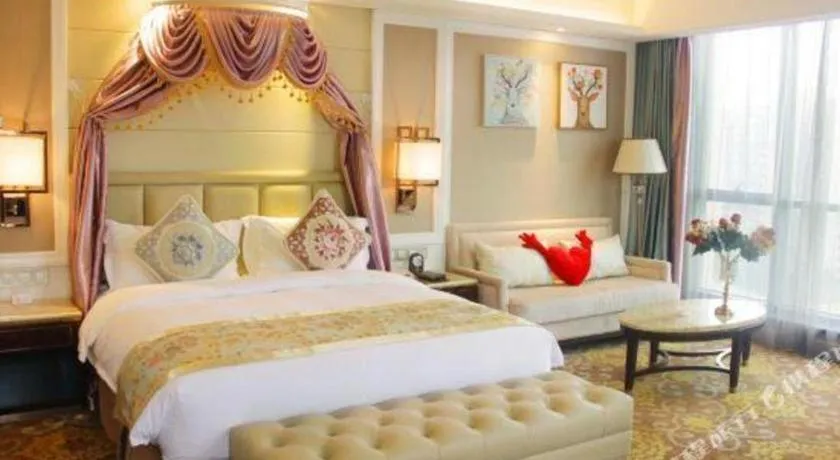 Bed in Howard Johnson Zunyue Hotel Chengdu