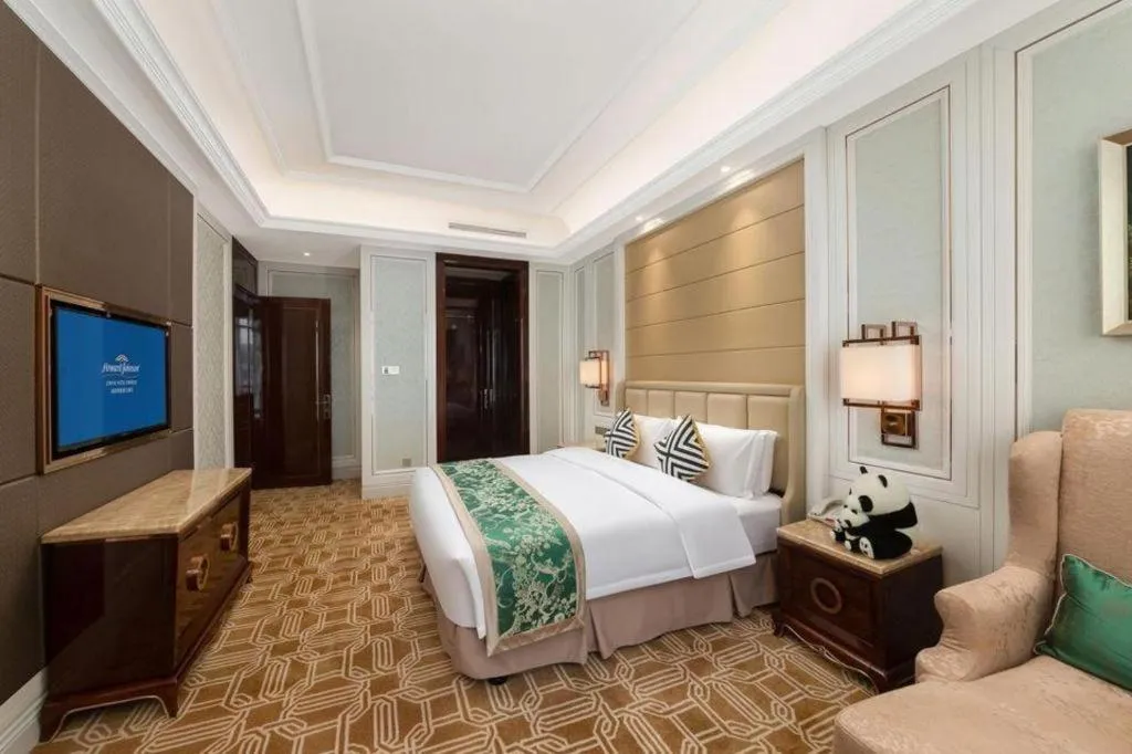 Bed in Howard Johnson Zunyue Hotel Chengdu