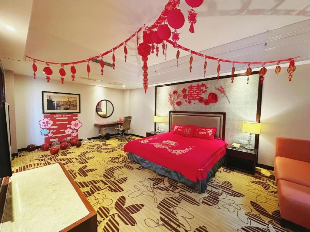 Bed in Country Garden Phoenix Hotel Maoming