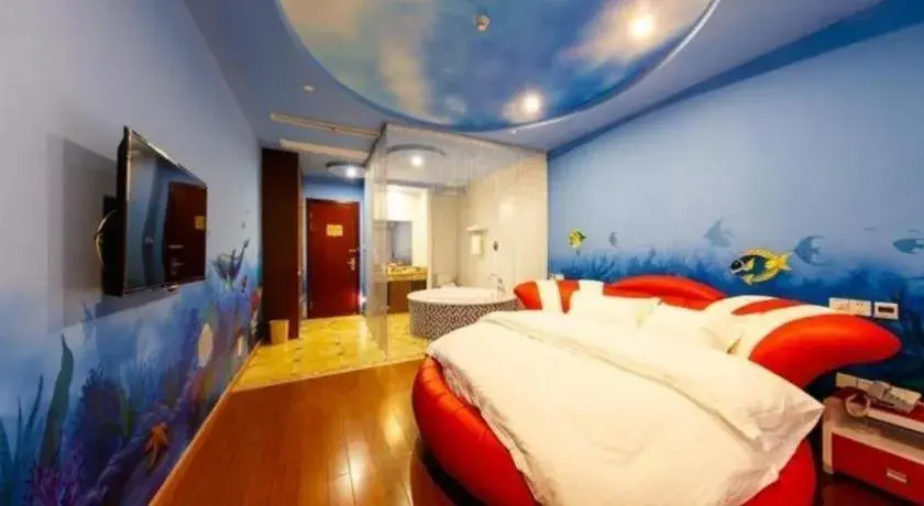 Bed in GreenTree Inn Jiangsu Zhangjiagang Jingang Town Darunfa Express Hotel Bed in GreenTree Inn Jiangsu Zhangjiagang Jingang Town Darunfa Express Hotel