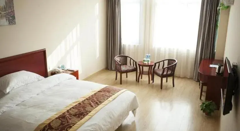Bed in GreenTree Inn Jiansu Nantong Tongzhouwan Huanghe Road Business Hotel Bed in GreenTree Inn Jiansu Nantong Tongzhouwan Huanghe Road Business Hotel