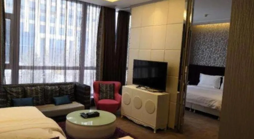 Bed in Harbin Ju Jian Hotel