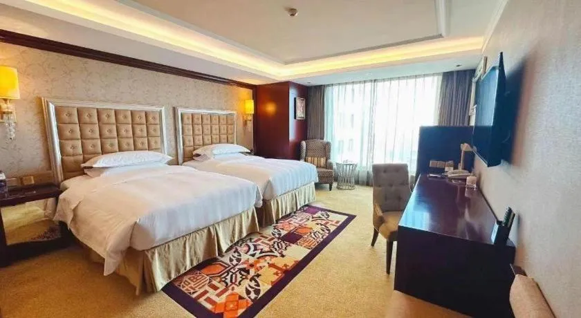 Bed in Shenyang Royal Wan Xin Hotel