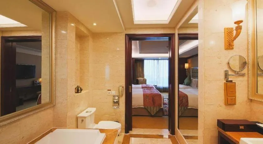 Bed in Shenyang Royal Wan Xin Hotel