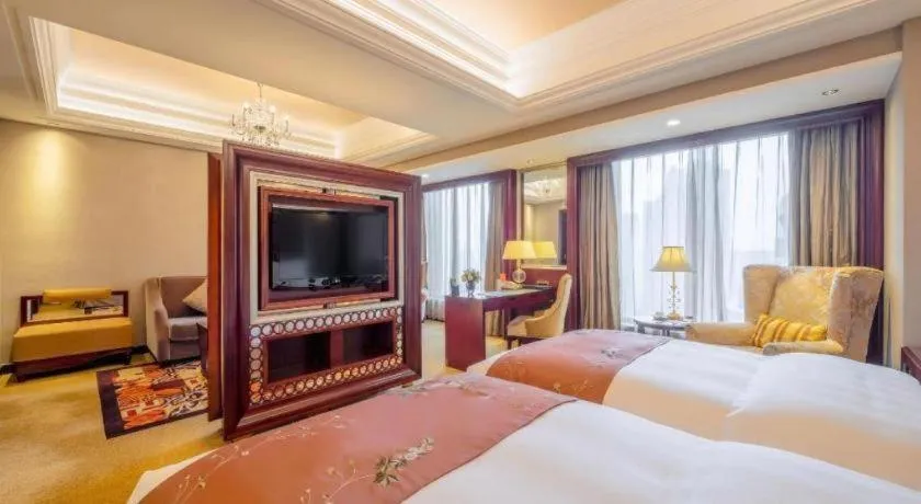 Bed in Shenyang Royal Wan Xin Hotel