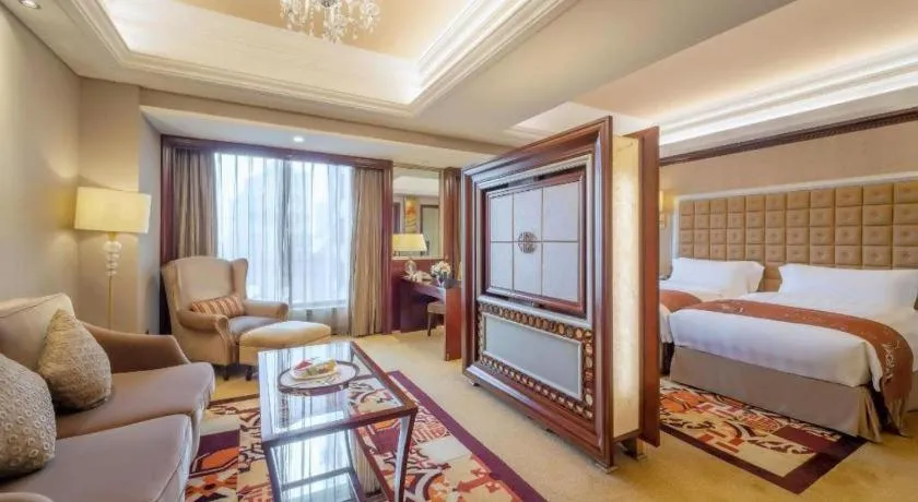 Bed in Shenyang Royal Wan Xin Hotel