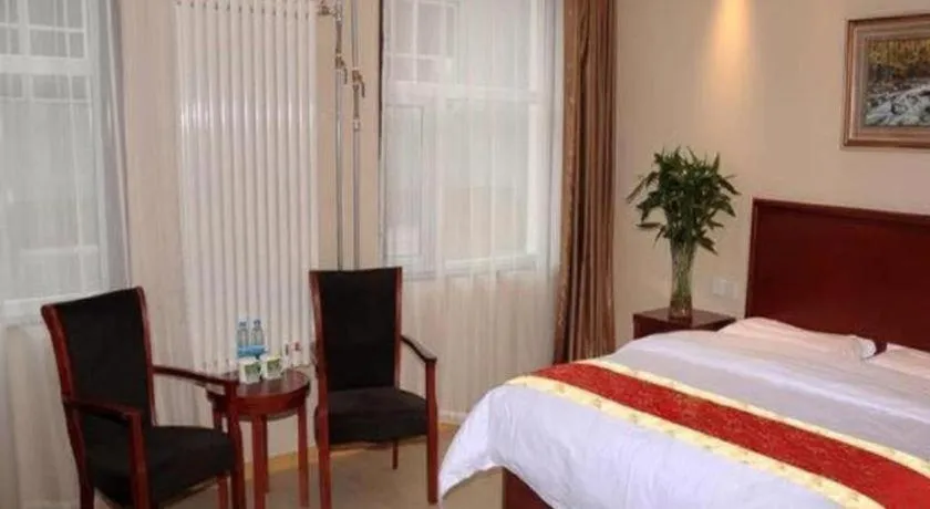 Bed in GreenTree Inn Beijing Tonzhou Maju Bridge No.2 Express Hotel