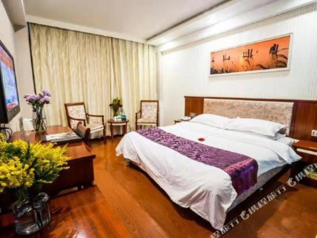 Bed in GreenTree Alliance Jiangsu Yangzhou middle Wenchang Road Municipal Government Hotel