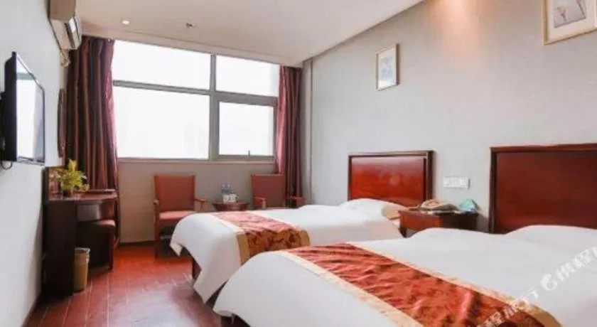Bed in GreenTree Inn Suzhou Shihu Suli Road Express Hotel