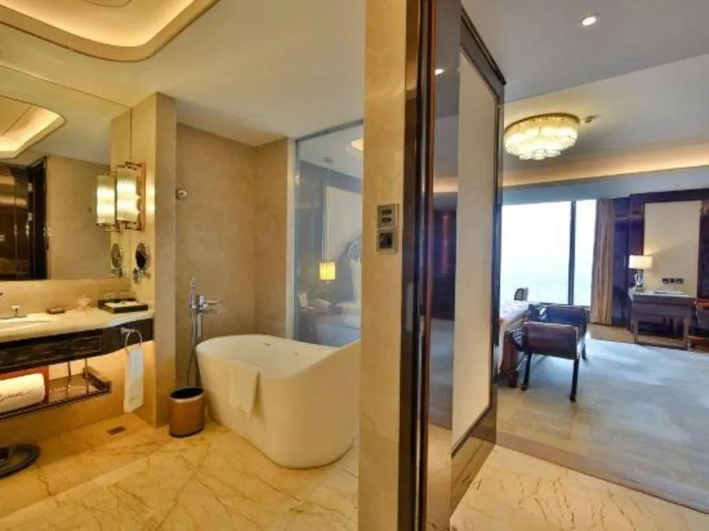 Bed in Chengdu Charming Yard Nature Nook Hotel