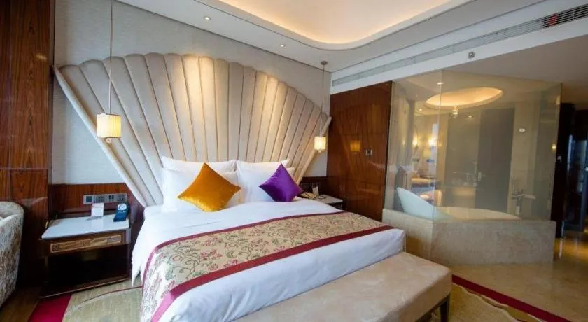 Bed in Chengdu Charming Yard Nature Nook Hotel