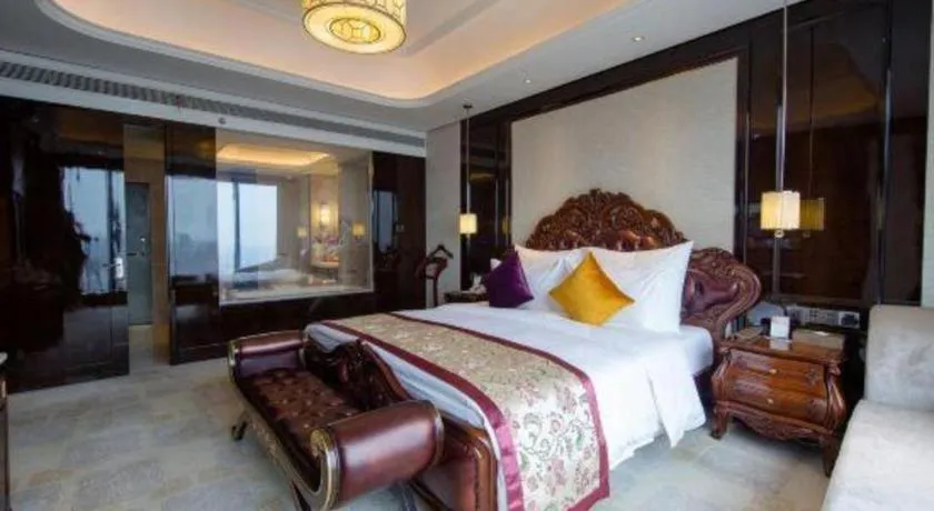 Bed in Chengdu Charming Yard Nature Nook Hotel