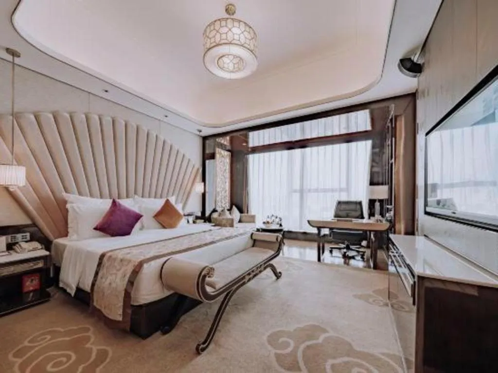 Bed in Chengdu Charming Yard Nature Nook Hotel