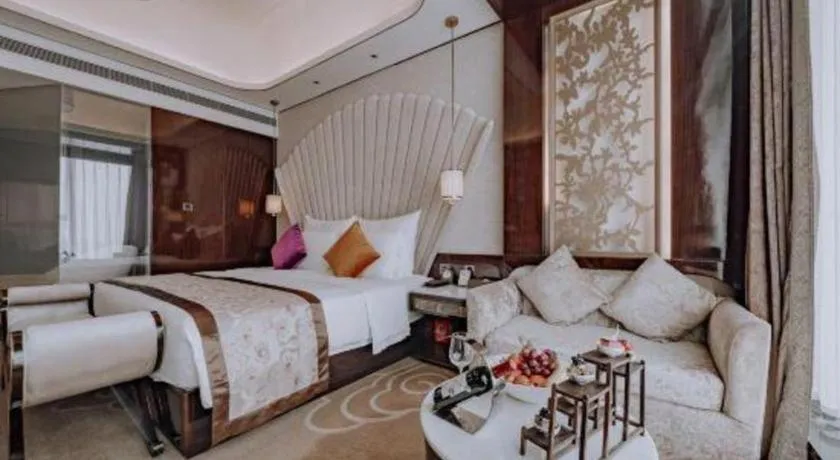 Bed in Chengdu Charming Yard Nature Nook Hotel