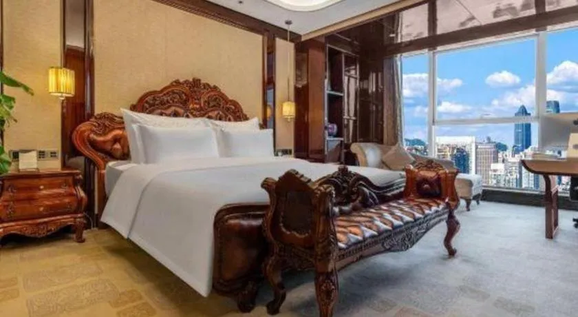 Bed in Chengdu Charming Yard Nature Nook Hotel