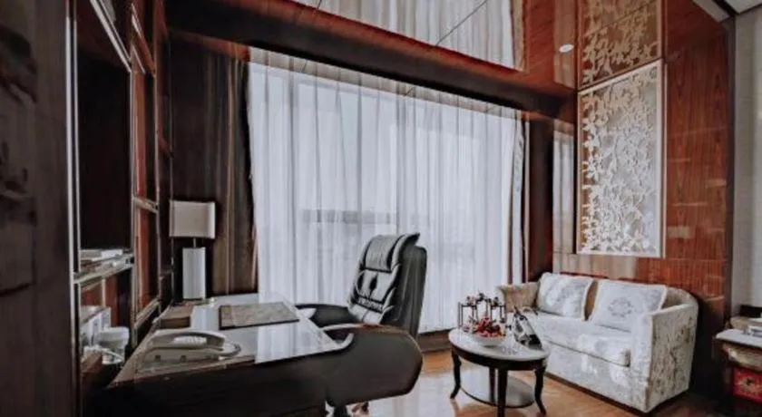 Bed in Chengdu Charming Yard Nature Nook Hotel