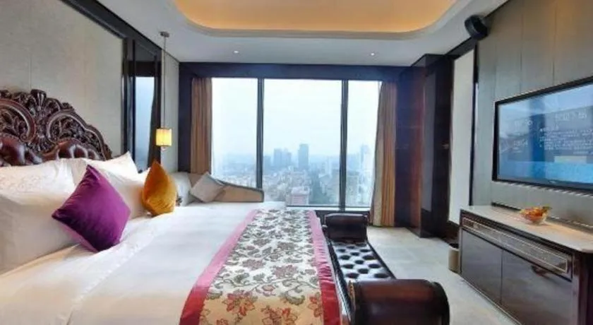 Bed in Chengdu Charming Yard Nature Nook Hotel