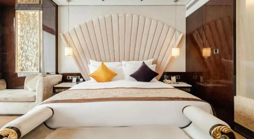 Bed in Chengdu Charming Yard Nature Nook Hotel