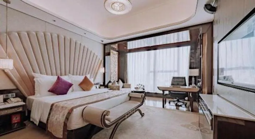 Bed in Chengdu Charming Yard Nature Nook Hotel