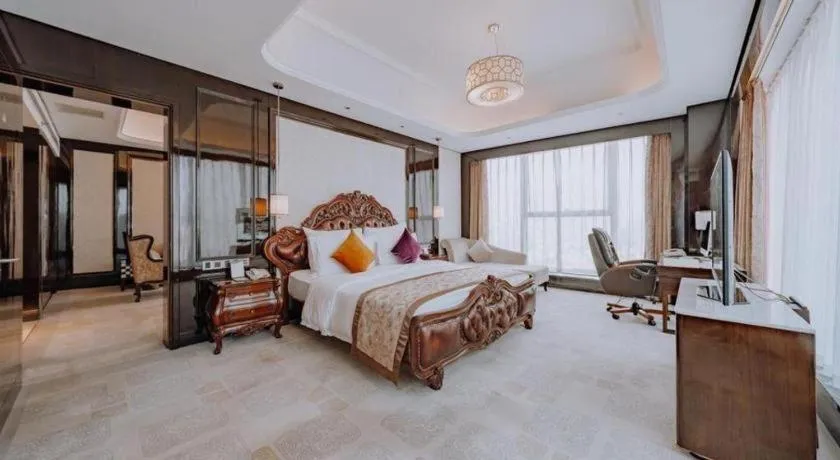 Bed in Chengdu Charming Yard Nature Nook Hotel