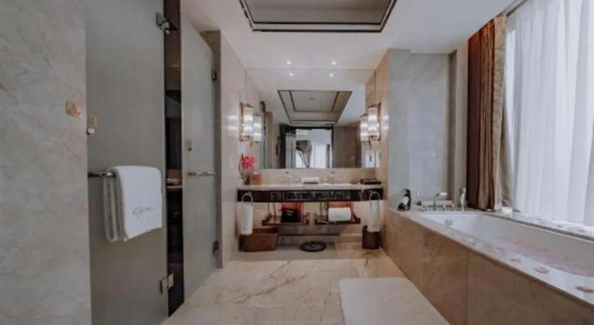 Bed in Chengdu Charming Yard Nature Nook Hotel