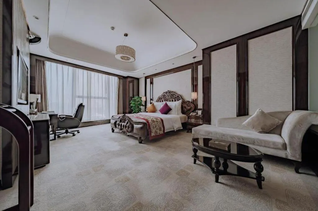 Bed in Chengdu Charming Yard Nature Nook Hotel