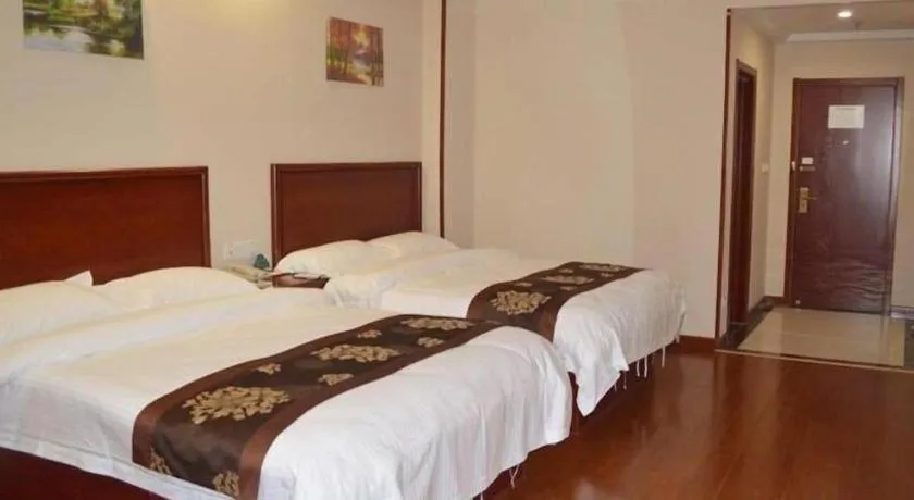 Bed in GreenTree Inn Hefei Feidong Guiwang Road Luzhou Medical School Business Hotel