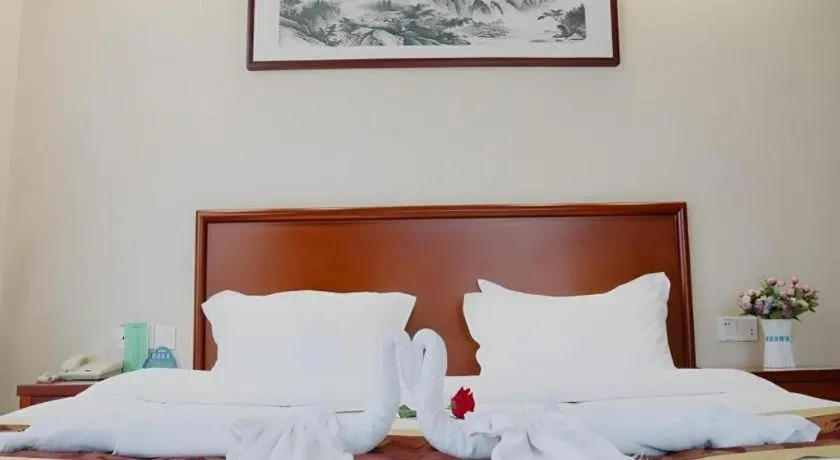 Bed in GreenTree Inn Hefei Feidong Guiwang Road Luzhou Medical School Business Hotel