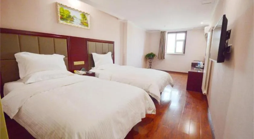 Bed in GreenTree Inn Hefei Feidong Guiwang Road Luzhou Medical School Business Hotel