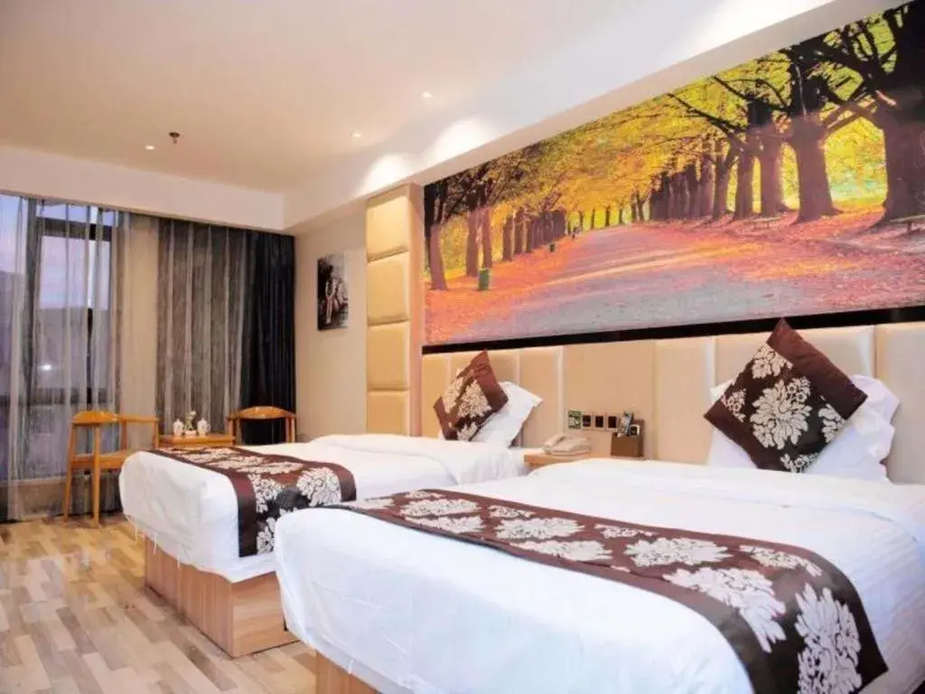 Bed in GreenTree Inn Ningde Gutian County Chengdong Street Business Hotel Bed in GreenTree Inn Ningde Gutian County Chengdong Street Business Hotel