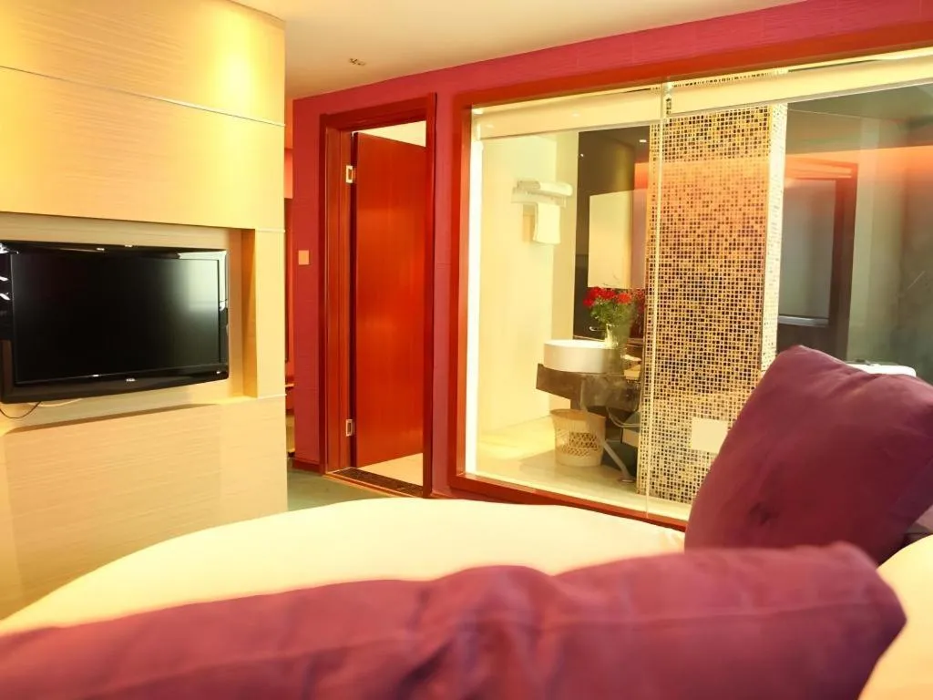 Bed in GreenTree Inn Lanzhou Yantan Road Express Hotel